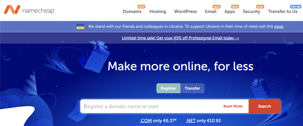 Namecheap Domains