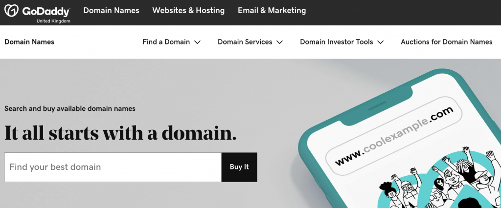 GoDaddy Domain Marketplace