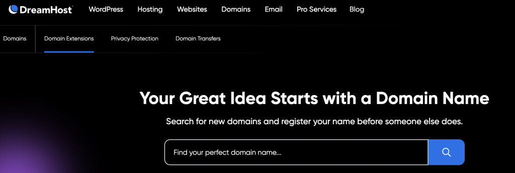 DreamHost cheap domains