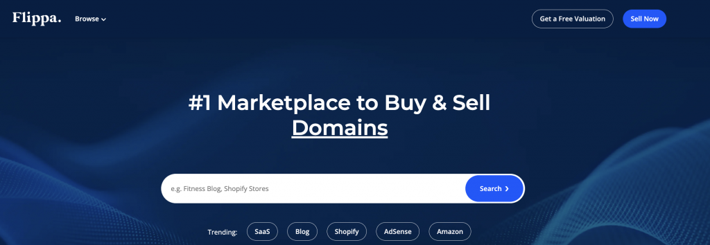 Flippa domains for sale