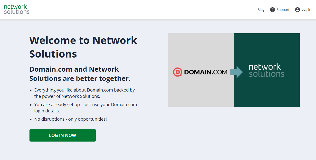 Domain.com (now merged with Network Solutions)
