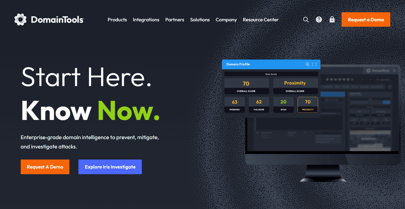 Check domain history using DomainTools
