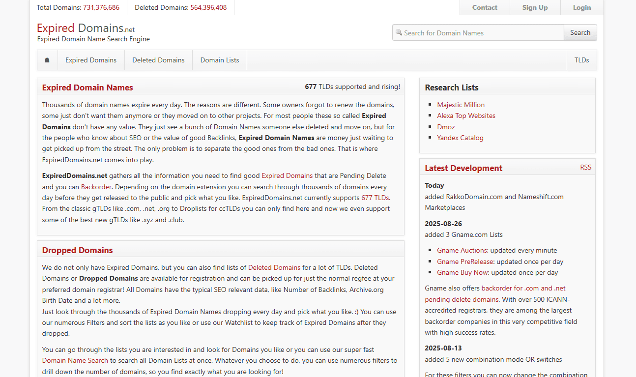 ExpiredDomains.net