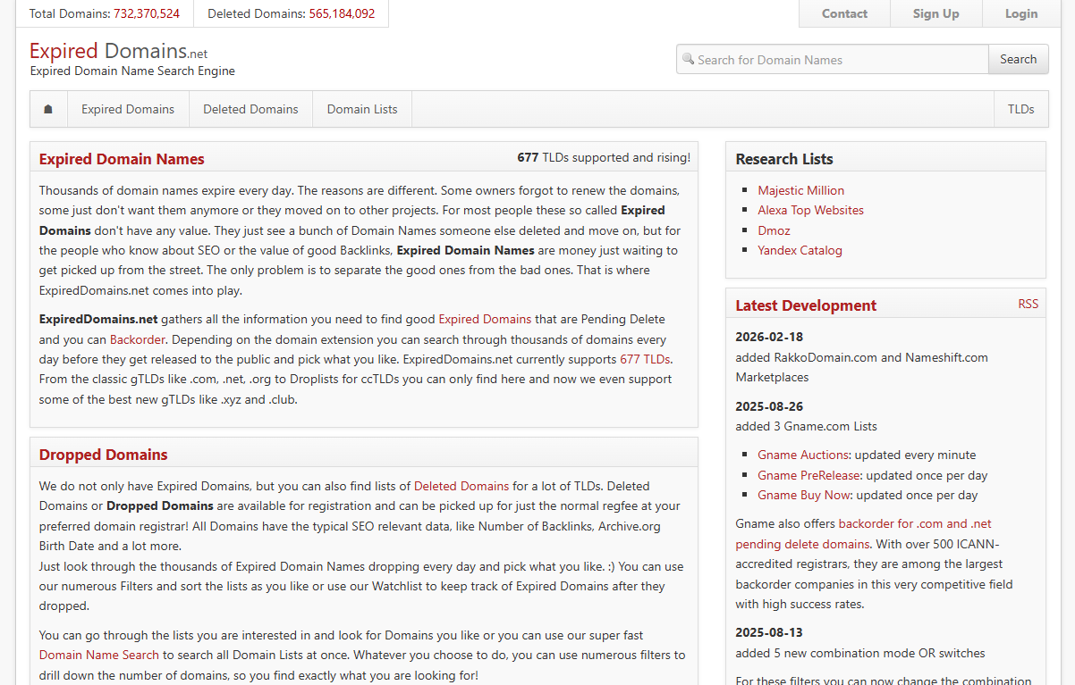 ExpiredDomains.net