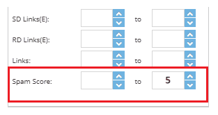 Applying CF, TF, and their ratio in DomCop Majestic filter