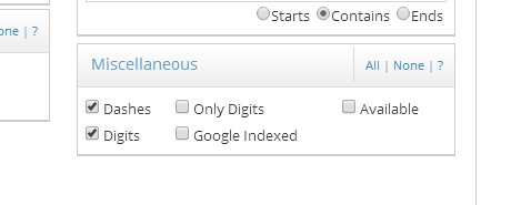 Screenshot of Available checkbox in Advanced Search Screen Screenshot of Available checkbox in Advanced Search Screen