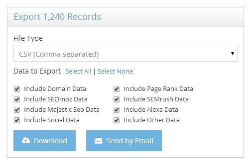 Setup Data Export